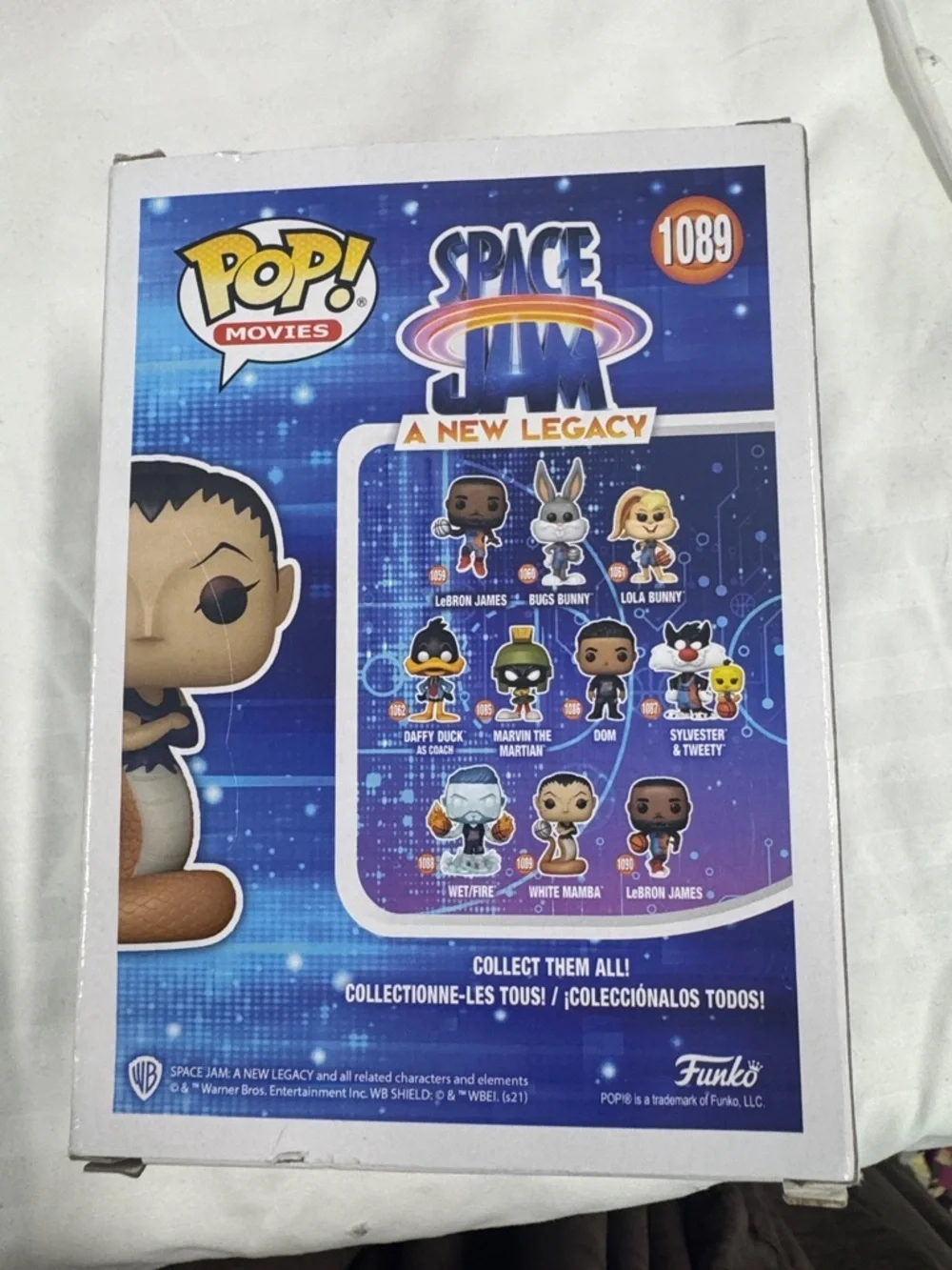 Funko Pop! Movies White Mamba (Space Jam 1089) - Cream, Black, Purple